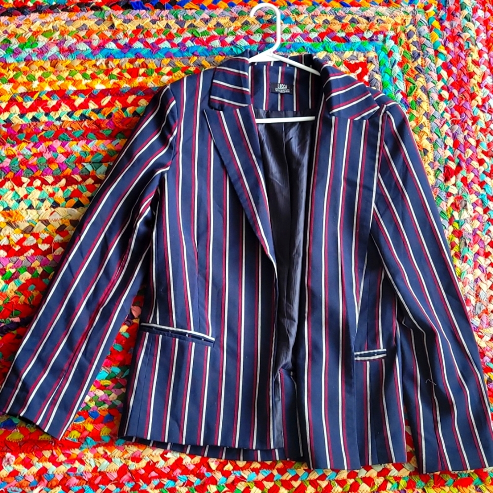 Wildfang Luca pinstripe blazer XL